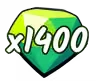 1.400 Emeralds